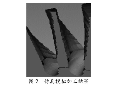 仿真模擬加工結(jié)果 仿真模擬加工結(jié)果